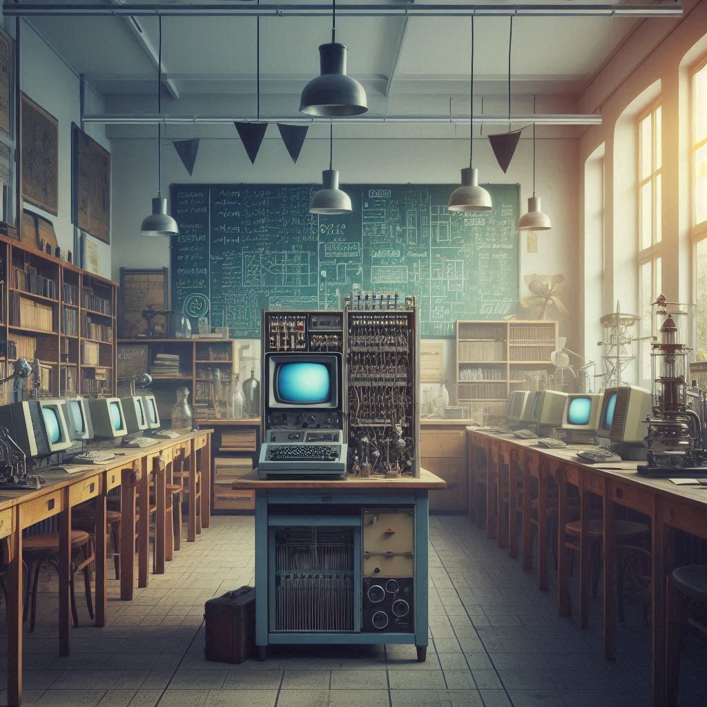 Old-school laboratory